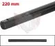 SPURSTANGE RUND 220mm SCHWARZ ELOXIERT