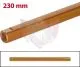 SPURSTANGE RUND 230mm ORANGE ELOXIERT