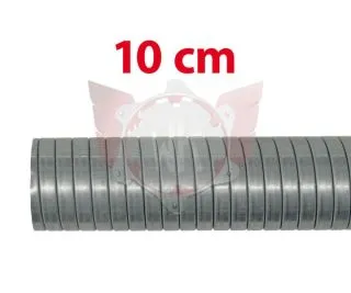 FLEXIBLE TUBE 45mm, L=10cm, STEEL