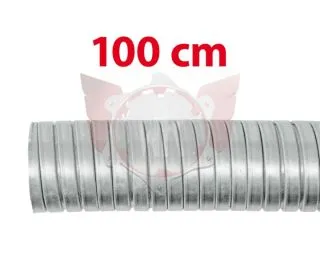 FLEXIBLE TUBE 50mm, L=100cm, STAINLESS STEEL