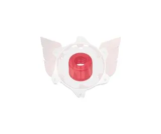 Pipe connector cap red