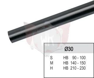Achse Ø30mm Mini L 900 schwarz