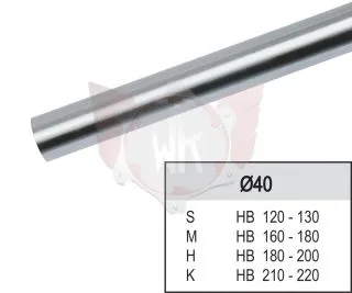 Achse Ø40mm Standard schwarz M