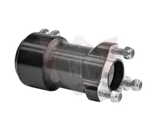 Rear hub 40x125 black complete