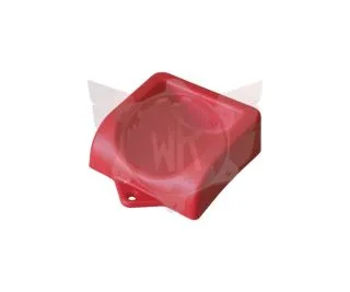 HEEL CUP PLASTIC RED