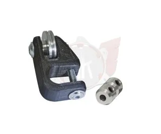 SUPPORT FOR THROTTLE CABLE WITH CLAMP