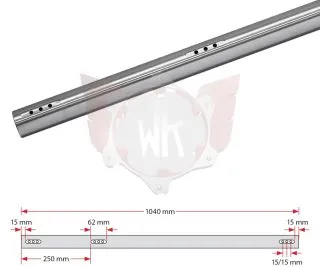 ACHSE 1040x40x3mm DD2 MEDIUM