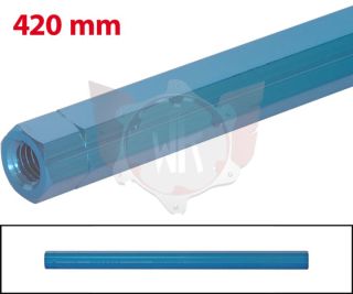 SCHALTSTANGE 420mm TÜRKIS ELOXIERT