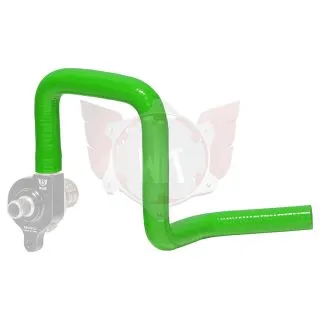 Durit deau DN 18mm en silicone vert, en triple épaisseur 4,5mm