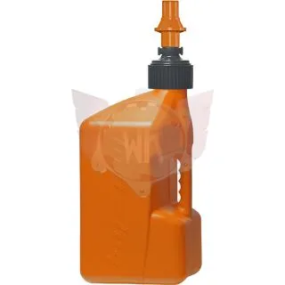 Jerrican TUFF JUG orange, avec vanne rapide orange