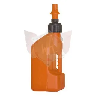 Jerrican TUFF JUG orange, avec vanne rapide orange