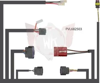 Cable harness with Delphi connector PVL