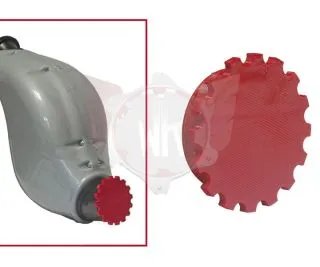 RED COVER FOR AIRBOX (CARB. SIDE)