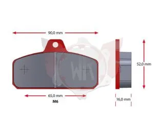 PAD SET SINTER 405-1, RED