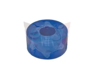 Rondelle plastique, 27x10x14mm, bleu